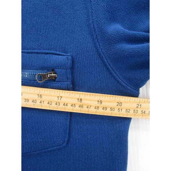 Arthur Beale Sweater Small AB Pullover Crewneck Zip Pocket Casual Logo* - Picture 6 of 11